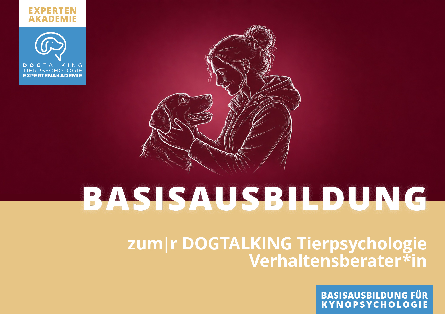 ONLINE - Abschluss- und Aufnahmeprüfung: Basis Kynopsychologie & DOGTALKING Verhaltensberatung