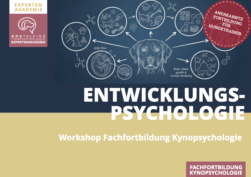 30./31.01.2027 Entwicklungspsychologie des Hundes - Workshop