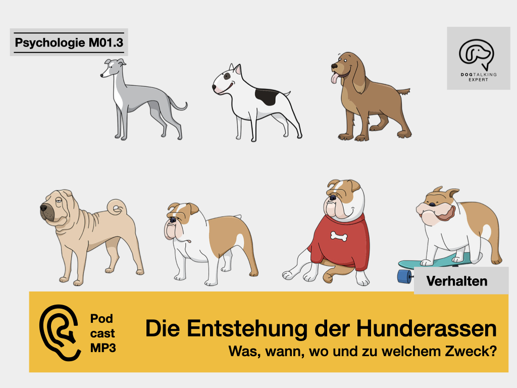 Audio M01.3 Die Entstehung der Hunderassen - Was, wann, wo und zu welchem Zweck?