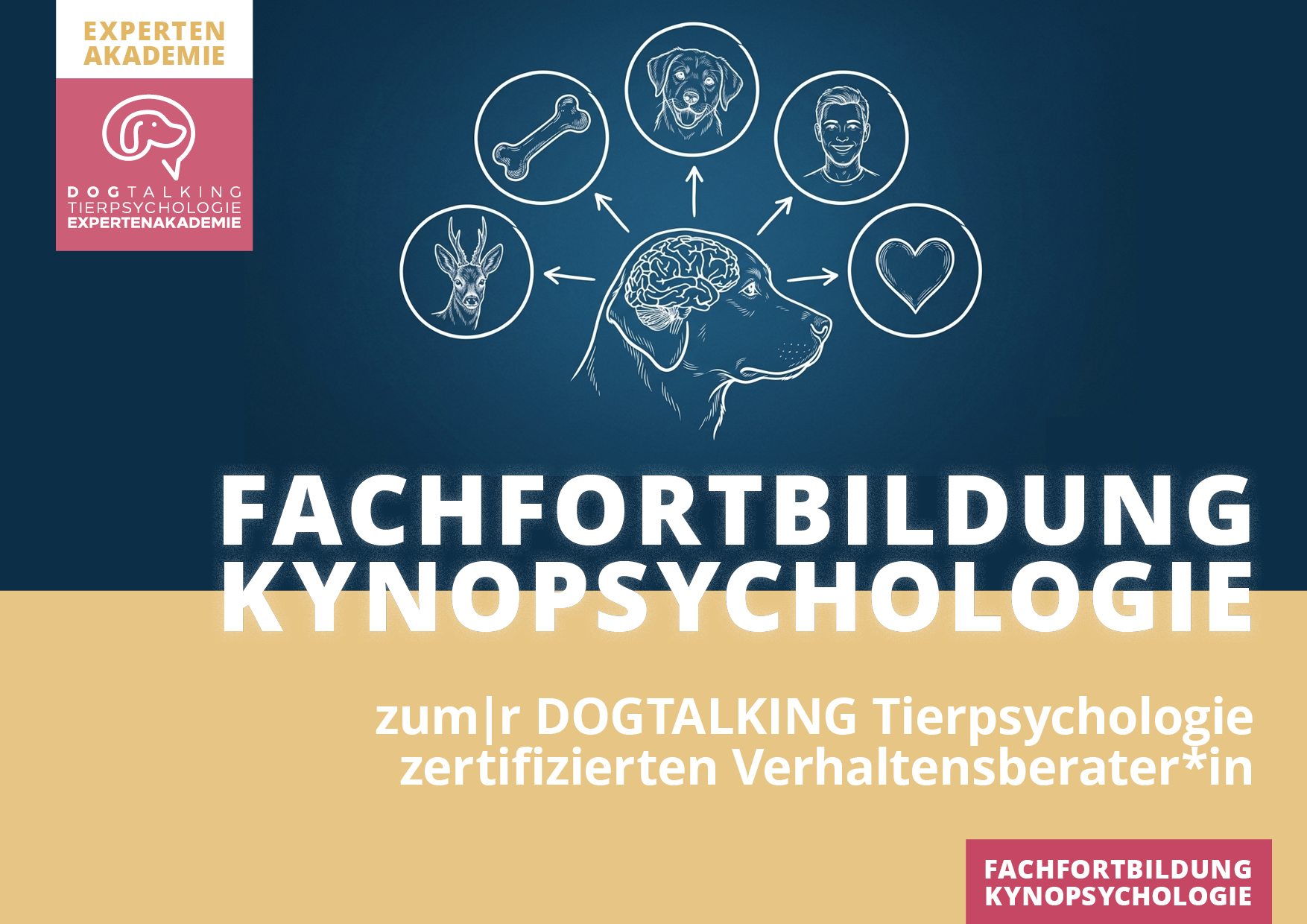 unverbindliche Anmeldung zur DOGTALKING Fachfortbildung Kynopsychologie Mai 2026 - GRATIS